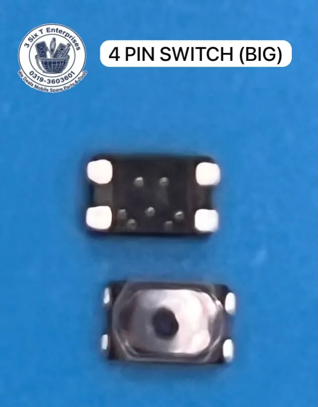 4pin Switch Big Silver No 4