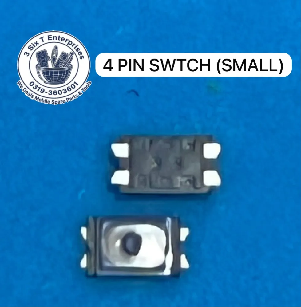 4pin Switch Small Silver No 7