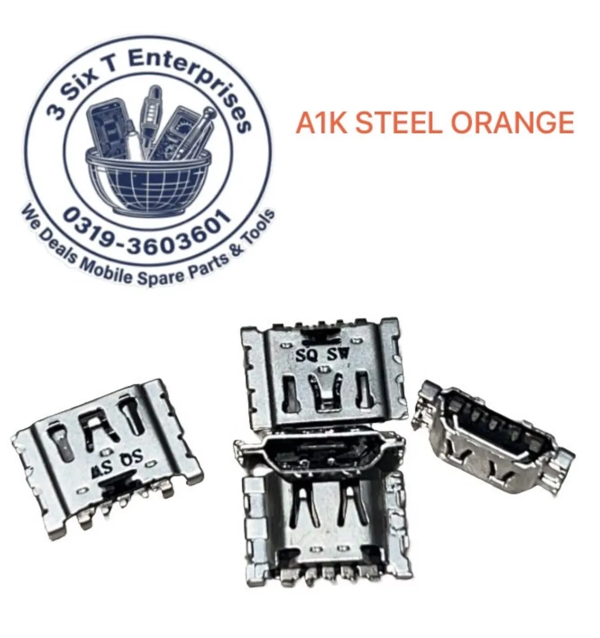 A1K Gold Metal Jack Orange